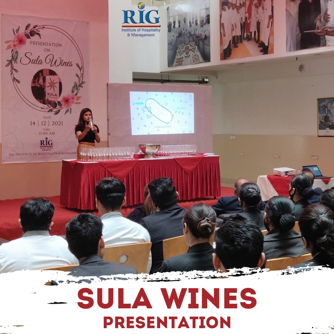 Sula Wines Presentation at RIG